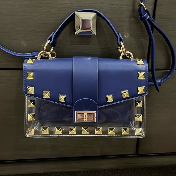 Truly unique, fun handbag with short handle or long crossbody strap. - Picture 1 of 7